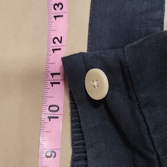 Free the Label Size S Black Linen Florence Shorts, Gently Used Condition - Picture 5 of 12